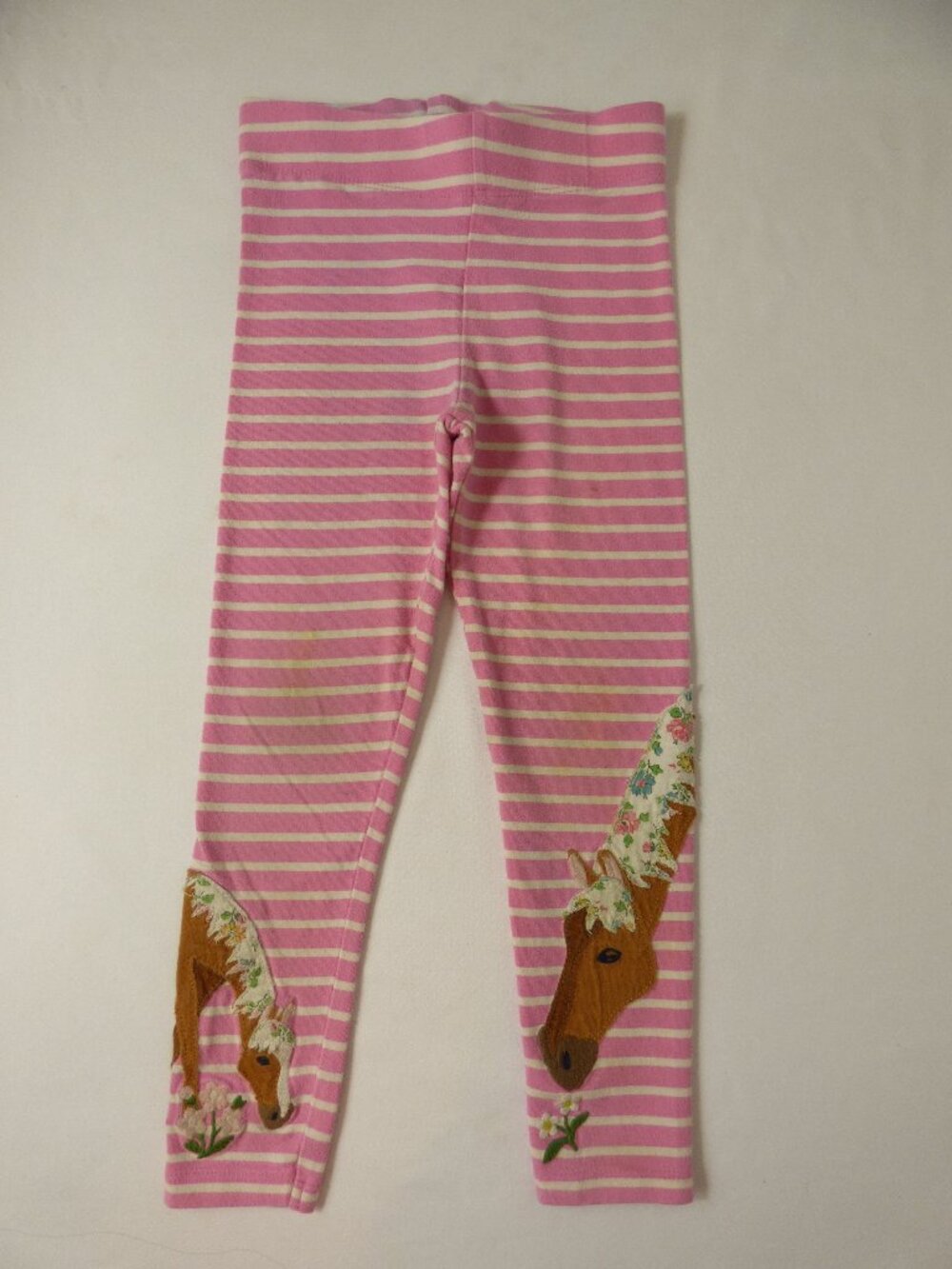 Mini Boden Horse Applique Leggings, Size 4-5 Years